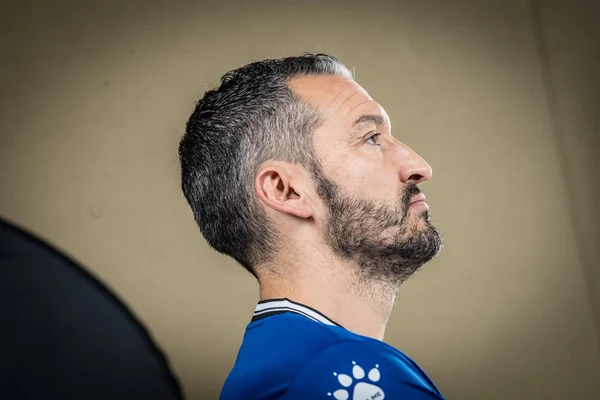 Exclusive Italian Former Football Player Gianluca Zambrotta Prepares Official Portrait — Stock Photo, Image