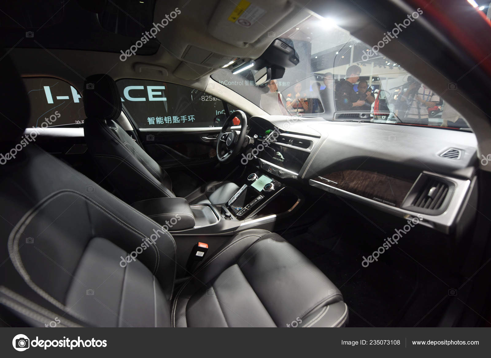 Jaguar Pace Electric Crossover Suv Car Display 15th Beijing