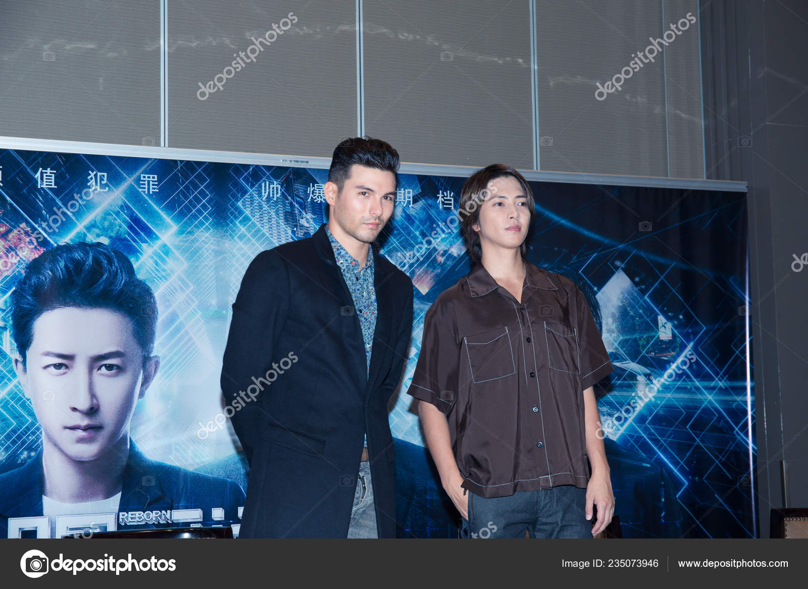Taiwanese British Actor Rhydian Vaughan Left Japanese Actor Singer Tomohisa  — Stock Editorial Photo © IC Photo #235073946, image size:1600x1167