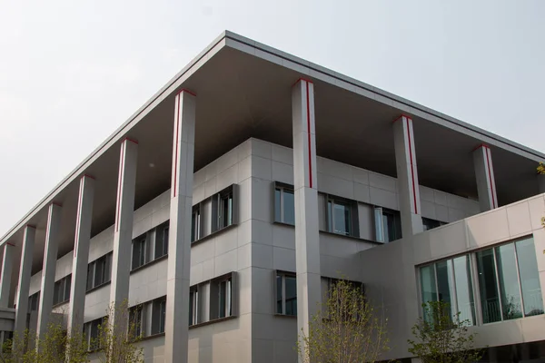 Blick Auf Einen Gebäudekomplex Bürgerservice Zentrum Kreis Rongcheng Einem Teil — Stockfoto
