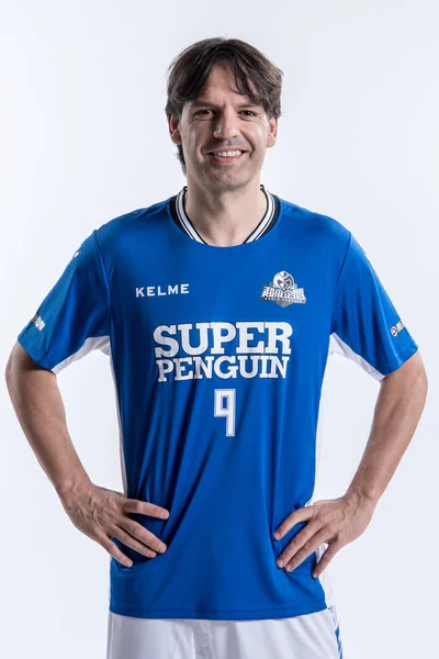 Ексклюзивні Портрет Іспанського Колишній Футболіст Фернандо Морієнтес 2018 Супер Пінгвінів — стокове фото