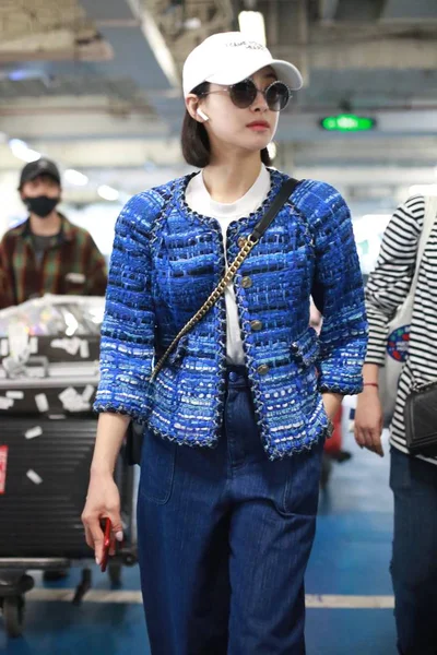 Chinese Singer Actress Victoria Song Song Qian Pictured Beijing Capital — Stock Photo, Image