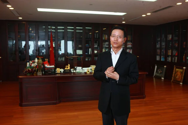 Wang Yincheng Entonces Vicepresidente Presidente People Insurance Group China Picc —  Fotos de Stock