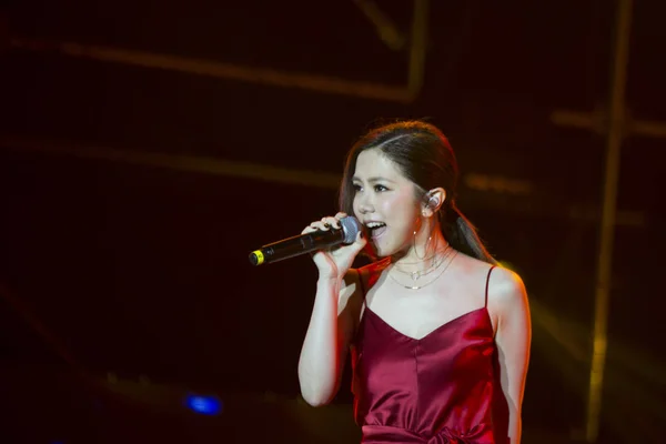 Χονγκ Κονγκ Τραγουδιστής Gloria Tang Πζα Kei Περισσότερο Γνωστή Όνομα — Φωτογραφία Αρχείου