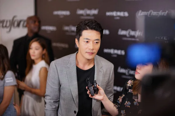 Actor Surcoreano Kwon Sang Woo Asiste Evento Promocional Para Marca — Foto de Stock