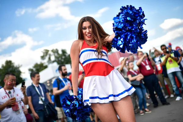 French Beauty Dances Luzhniki Stadium Group Match Denmark France Fifa Stock Editorial Photo C Chinaimages 235012272