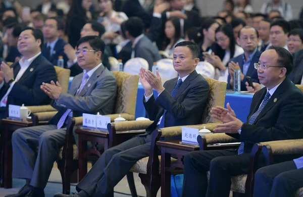 Jack Yun Center Chairman Chinese Commerce Giant Alibaba Group Attends — Stock Photo, Image