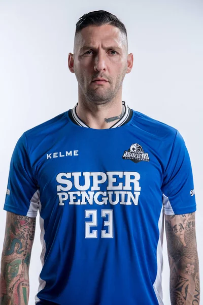 Exclusive Portret Włoski Piłkarz Marco Materazzi 2018 Super Pingwin Soccer — Zdjęcie stockowe