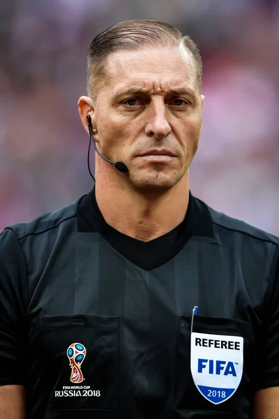 Foto Dell Arbitro Nestor Pitana Nella Partita Gruppo Tra Russia — Foto Stock