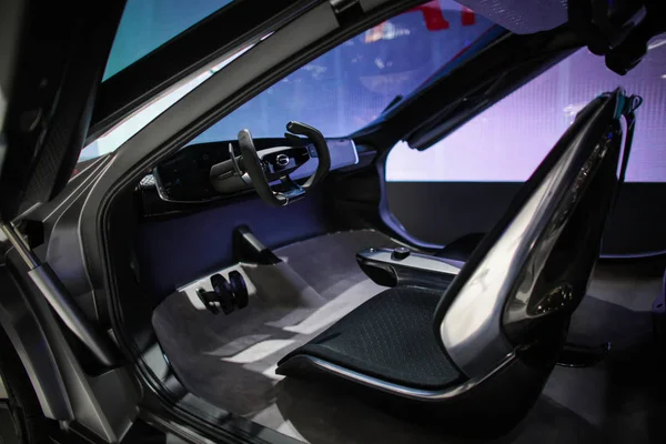 Een Trumpchi Enverge Elektrische Conceptauto Van Gac Groep Zien Tijdens — Stockfoto
