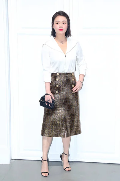 Actrice Chinoise Sandra Sichun Assiste Événement Promotionnel Pour Chanel Coco — Photo