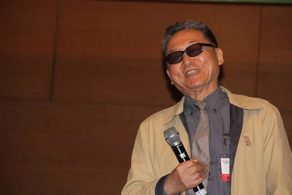 Tchajwanský Spisovatel Historik Zúčastní Tiskové Konference Během Hong Kong Knižním — Stock fotografie