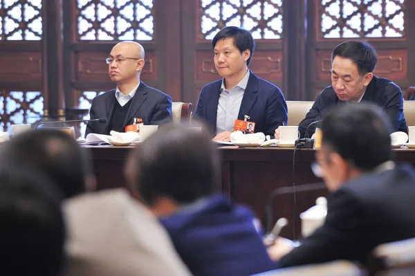Lei Jun Presidente Ceo Xiaomi Technology Presidente Kingsoft Corp Participa — Fotografia de Stock