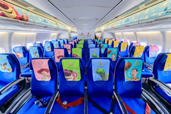 Interior View Disney Pixar Toy Story Themed Aircraft Launched China — Stock Photo, Image