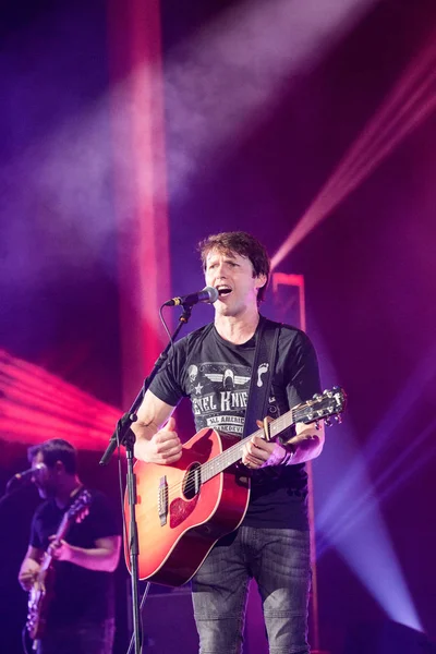 Britse Zanger James Blunt Presteert Tijdens Zijn Concert Guangzhou City — Stockfoto