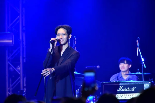 Cantante Surcoreano Nam Tae Hyun Banda South Club Actúa Durante — Foto de Stock