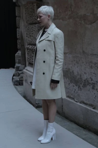 Американская Актриса Мишель Уильямс Позирует Выставке Louis Vuitton Время Парижской — стоковое фото