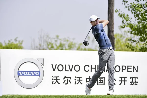 Lasse Jensen Denmark Competes Third 2018 Volvo China Open Golf — Stock Photo, Image