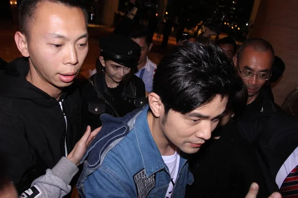 Taiwanesiska Sångaren Och Skådespelaren Jay Chou Och Hustrun Skådespelerska Hannah — Stockfoto