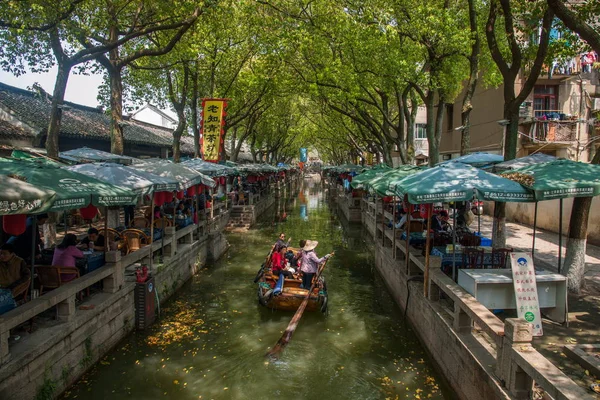 Landschaft Der Tongli Wasserstadt Der Stadt Suzhou Provinz Jiangsu Ostchina — Stockfoto