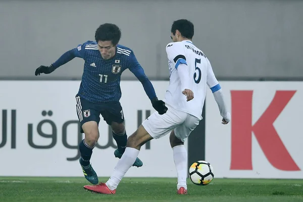 Keita Endo Japonya Sol Onların Çeyrek Final Maçında Jiangyin City — Stok fotoğraf