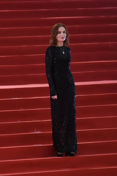 Isabelle Huppert Francia Színésznő Érkezik Vörös Szőnyegen Záró Ünnepség Peking — Stock Fotó