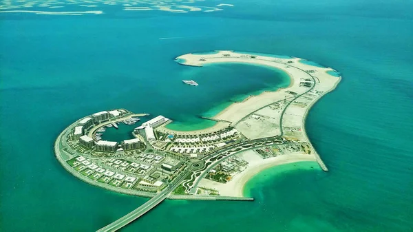 Aerial View Daria Island Dubai United Arab Emirates April 2018 — Stock Photo, Image