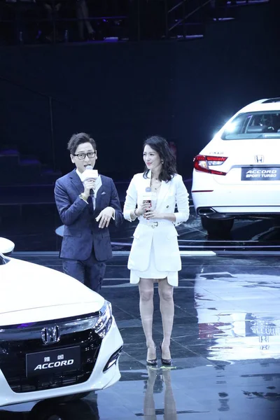 Kínai Színésznő Zhang Ziyi Részt Vesz 2018 Honda Accord Pekingben — Stock Fotó