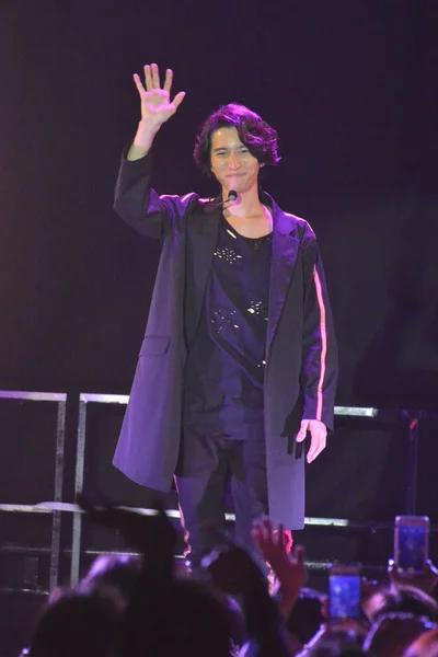 Japanese Actor Model Junnosuke Taguchi Performs His Fan Meeting Hong — Stock Photo, Image