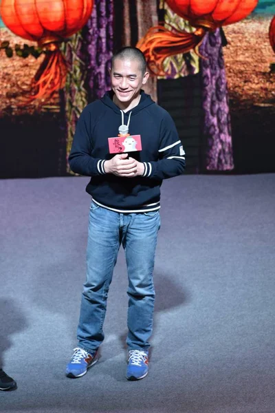 Hong Kong Acteur Tony Leung Chiu Wai Woont Een Promotioneel — Stockfoto
