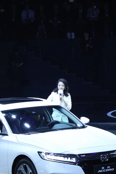 Atriz Chinesa Zhang Ziyi Participa Noite Honda Accord 2018 Pequim — Fotografia de Stock