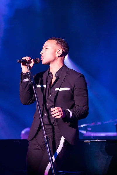 American Singer Songwriter Musician Actor John Legend Performs Concert Shenzhen — Stock Photo, Image