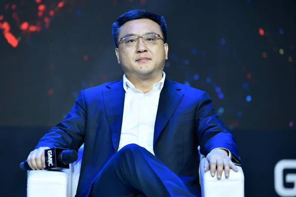 Zhang Yaqin Ordförande Baidu Deltar Strategi Och Talent Panel Diskussion — Stockfoto