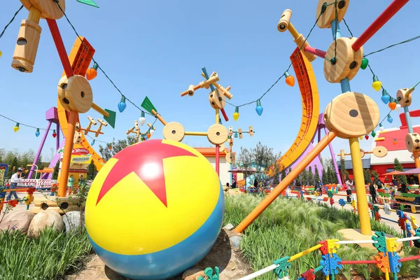 Interiör Syn Den Sjunde Tema Mark Disney Pixar Toy Story — Stockfoto