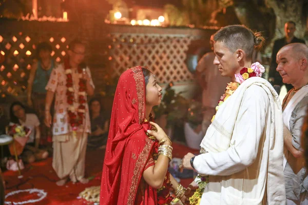 인디언 사람은 남동부의 시에서 결혼식에 합니다 2018 — 스톡 사진