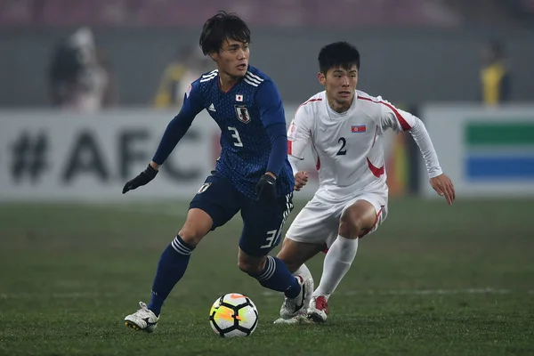 Itsuki Urata Japan Left Challenges Song North Korea Group Match — Stock Photo, Image