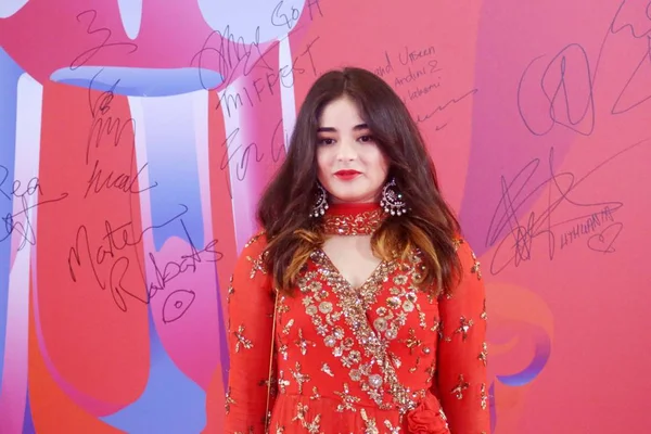 Actrice Indienne Zaira Wasim Assiste Soirée Belt Road Film Lors — Photo