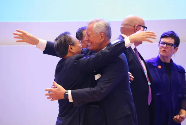 Gäste Beim Willkommensdinner Für Bfa Mitglieder Und Partner Während Der — Stockfoto