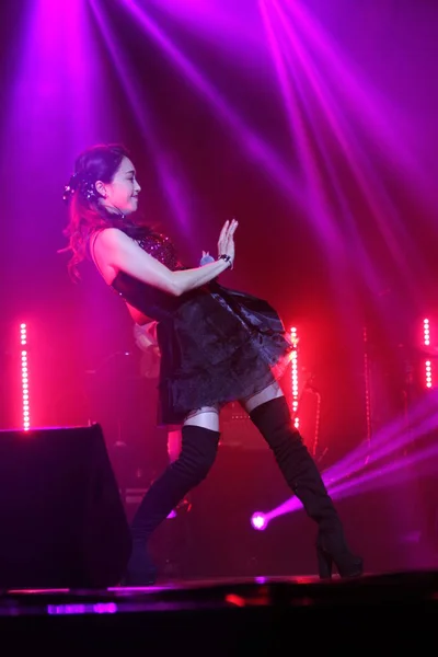 Japanese Singer Actress Noriko Sakai Performs Sakai Noriko Live Hong — ストック写真