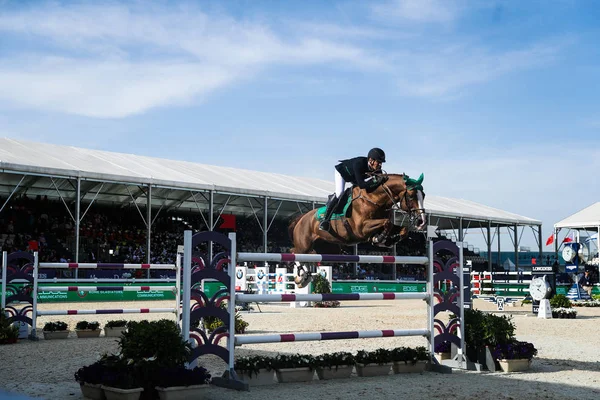 Послугами Кінного Конкурує 55M Gcl Перший Конкуренції Проти Clock Шанхай — стокове фото