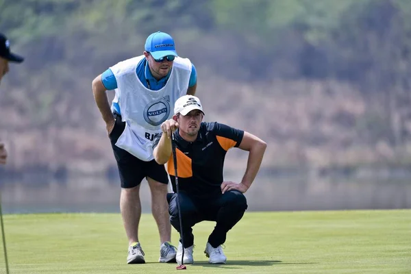 Alexander Bjork Švédska Soutěží Prvním Kole 2018 Volvo China Open — Stock fotografie