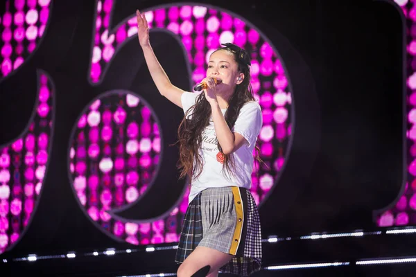 일본의 아무로 나미에 중국의 2018에에서 그녀의 그녀의 마지막 콘서트 — 스톡 사진