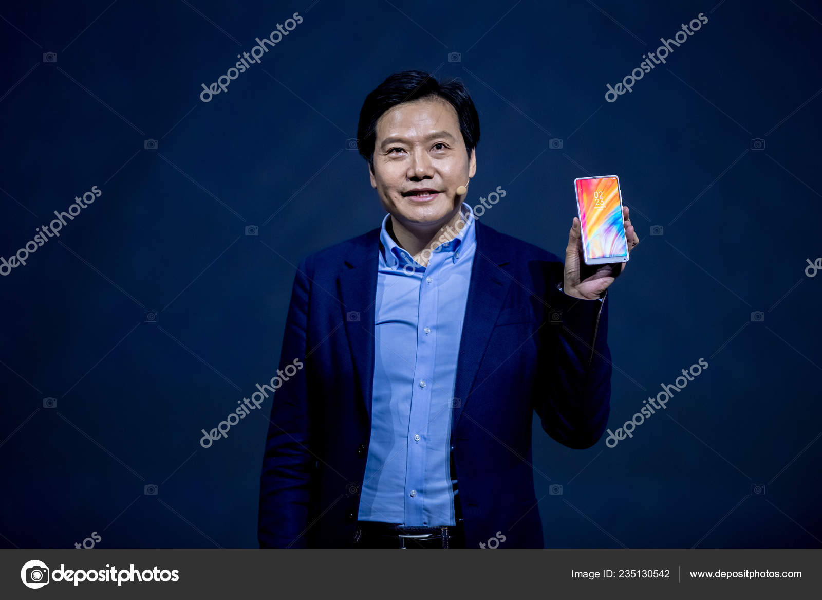 Лэй Цзюнь Председатель Генеральный Директор Xiaomi Technology Председатель  Kingsoft Corp — Стоковое редакционное фото © ChinaImages #235130542
