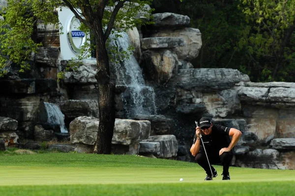 Dean Burmester África Sul Compete Primeira Rodada Torneio Golfe Volvo — Fotografia de Stock