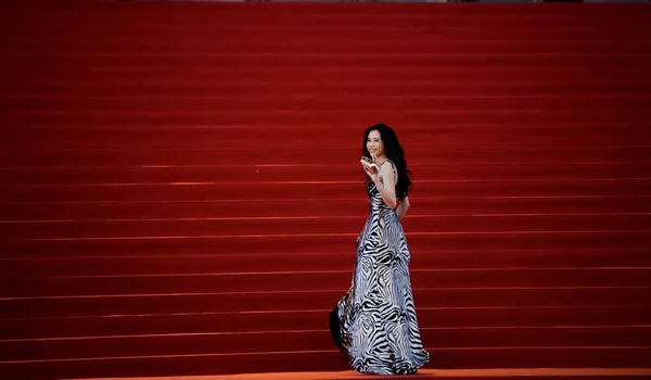 Hong Kong Singer Actress Karen Mok Arrives Red Carpet Opening — Stock Photo, Image