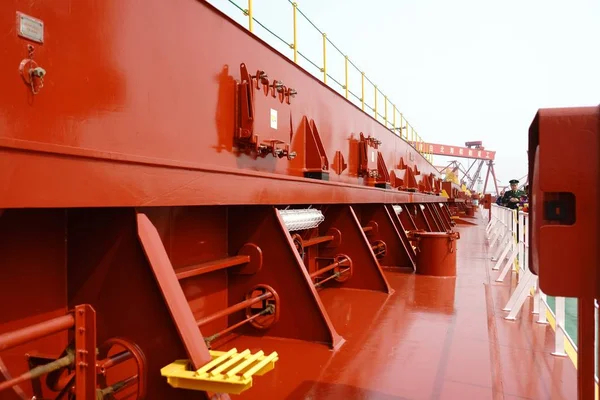 View 400 000 Ton Ore Carrier Ore Tianjin Delivered Brazil — Stock Photo, Image