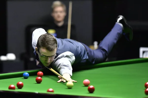 Sam Craigie Angleterre Joue Tir Contre Neil Robertson Australie Lors — Photo