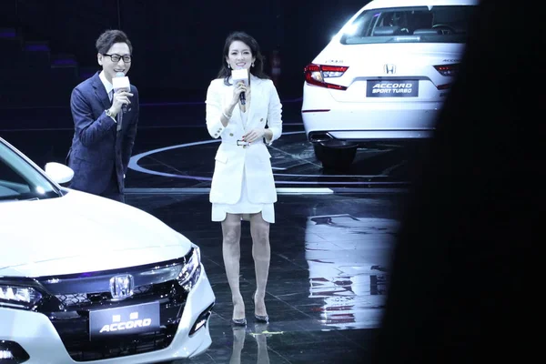 Kínai Színésznő Zhang Ziyi Részt Vesz 2018 Honda Accord Pekingben — Stock Fotó