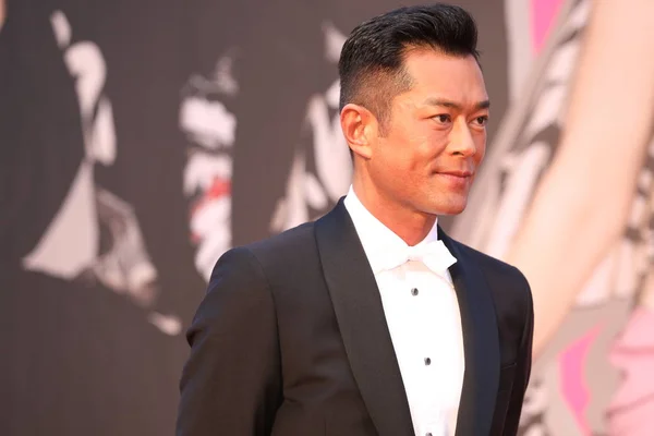 Hong Kong Acteur Louis Koo Arriveert Rode Loper Voor 37E — Stockfoto