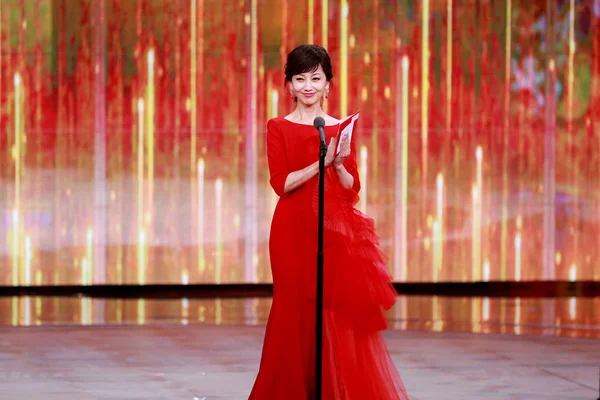 香港女優 Angie Chiu 北京で第 回北京国際映画祭の授賞式に出席 2018 — ストック写真